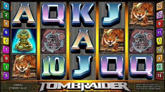 Tomb Raider slot with multipliers